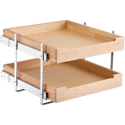 2 Tier Pull Out Cabinet Organizer