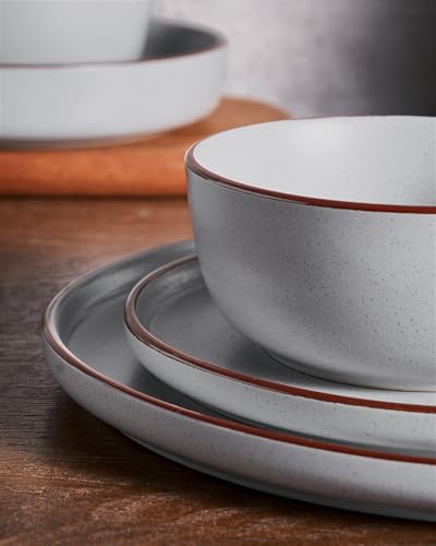 Mercury 12 Piece Stoneware Dinnerware Set (12 Count)