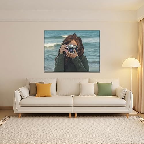 Custom Canvas Prints with Your Photos 46" x 36" Wall Art