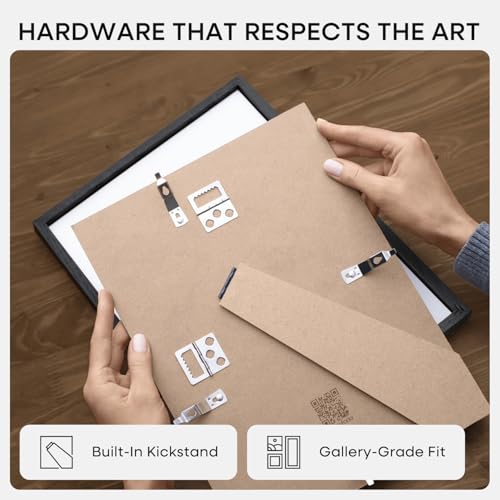 6x8 Black Oak Picture Frame