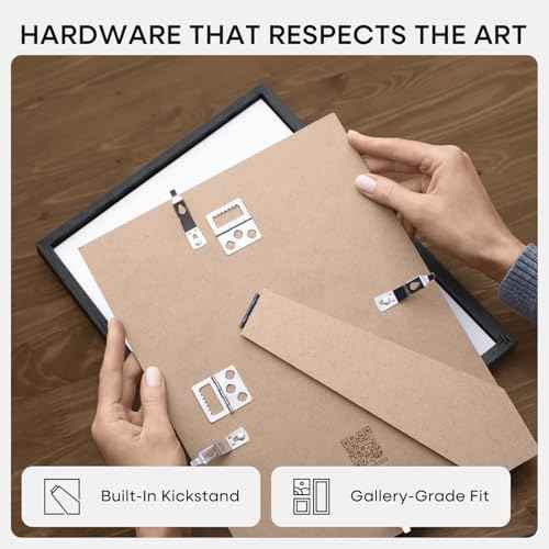 8x8 Black Oak Picture Frame