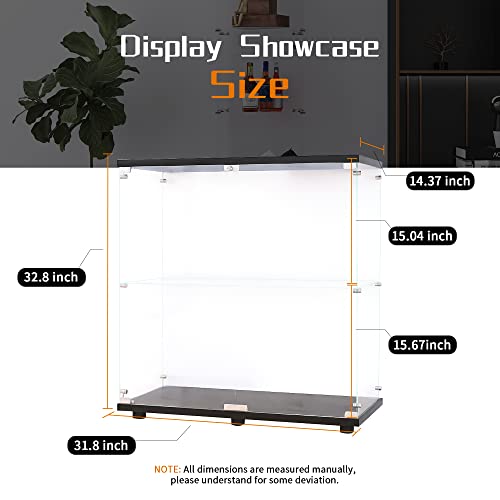 Black Glass Display Cabinet