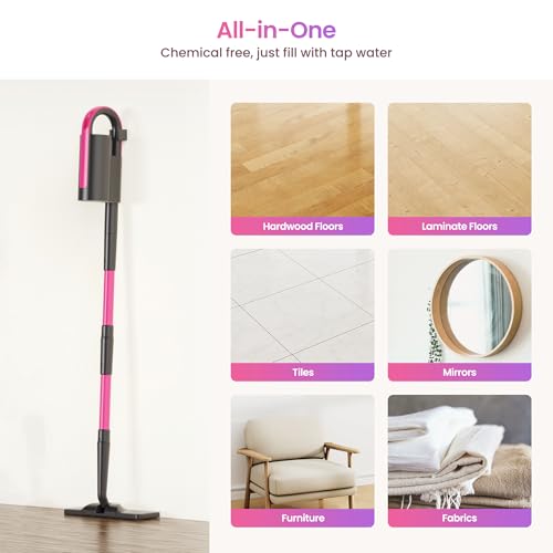 19-in-1 Steam Mop for Floor Cleaning with Handheld Steamer