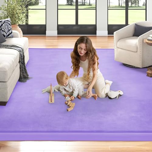 Baby Play Mat for Floor Nursery Muscle Mat Area Rug Playroom Rug 59x79" Elastic Foam 1.3" Thick Crawling Mat for Babies