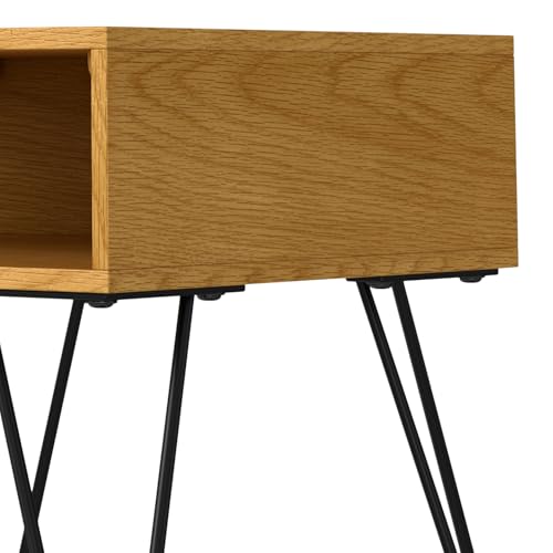 Judson 15" Solid Mango Wood Accent Table in Refined Natural
