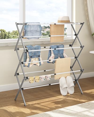 3 Tier Foldable Clothes Drying Rack
