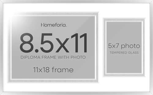 11x18 Silver Diploma Frame (3 Count)
