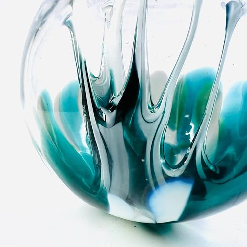 Luke Adams Handmade Glass Gazing Balls for Garden