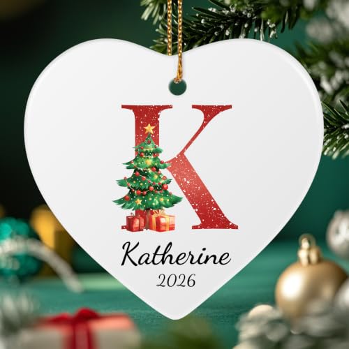 Letter Name Ornaments for Christmas Tree