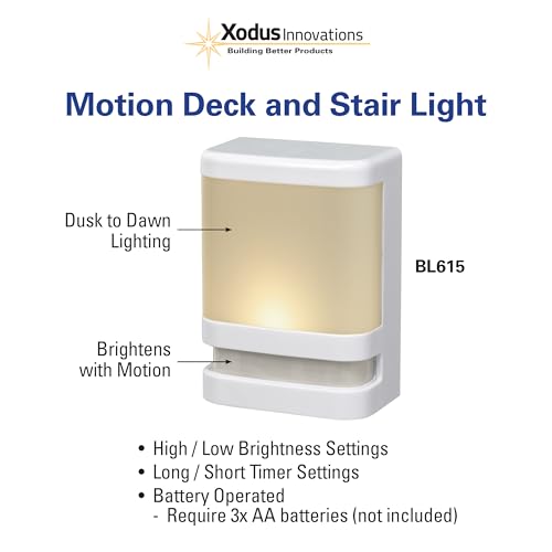 Xodus Battery Operated LED Deck & Stair Light (3 Count)