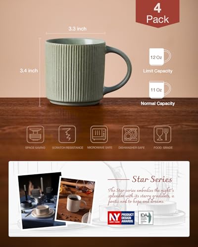 Coffee Mug Set of 6 (6 Count)