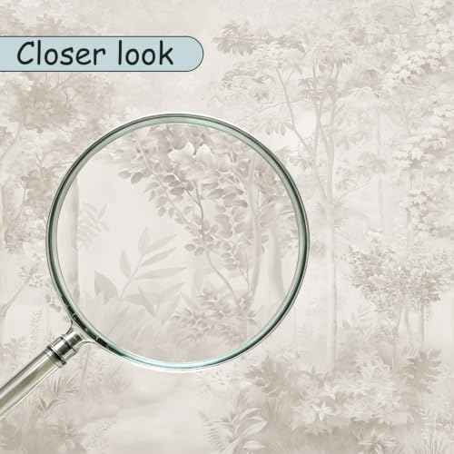 Neutral Forest Peel and Stick Wallpaper Jungle Landscape Mural