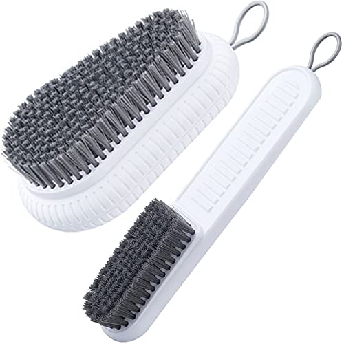 Cleaning Brush Soft Bristle Brush Laundry Scrub Brush Clothes & Shoes Brush (2 Count)