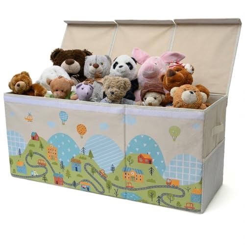 Extra Large Toy Storage Organizer with Lid