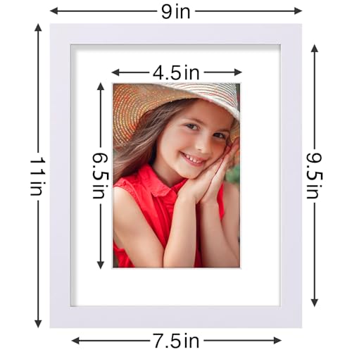 8x10 Picture Frames Set of 9 for Wall or Tabletop Display (9 Count)