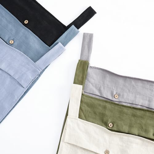 Linen Hanging Laundry Bag