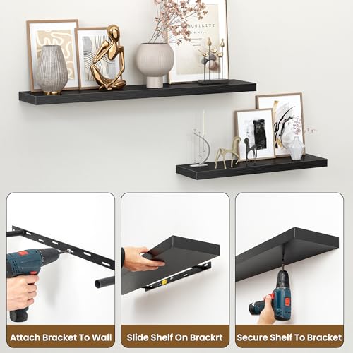 36 Inch Floating Shelves for Wall (2 Count)