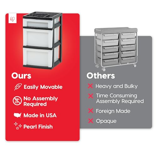 3 Drawer Storage Cart