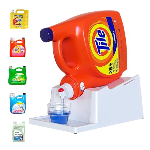 Liquid Laundry Detergent Dispenser Holder with Drip Tray