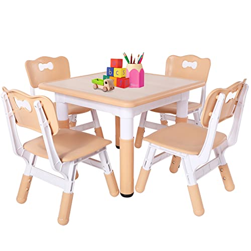 Kids Table and 4 Chairs Set