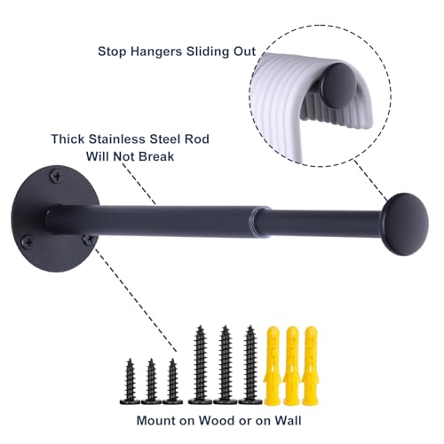 4 Pack Retractable Hanger Holder for Laundry Room (4.49 Count)