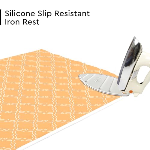 Ironing Mat Heat Resistant Pad 48"x28" Peach Tiles