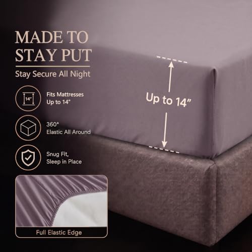 Twin XL Comforter Set Dusty Purple