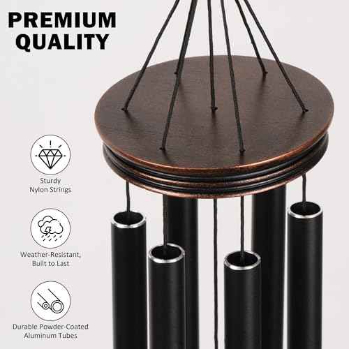 Vintage Wind Chimes for Outside Deep Tone