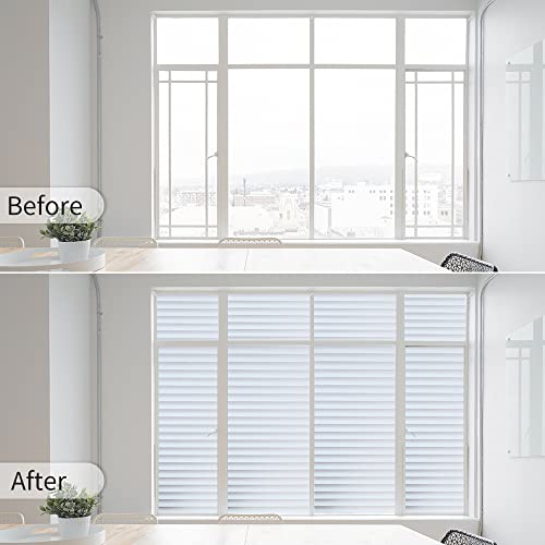 Window Privacy Film Blinds with Tools (14.35 Sq Ft)