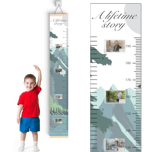 A Lifetime Story Growth Chart for Wall