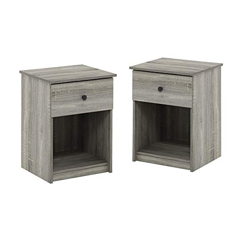 TIDUR Set of 2 Night Stand with Drawer