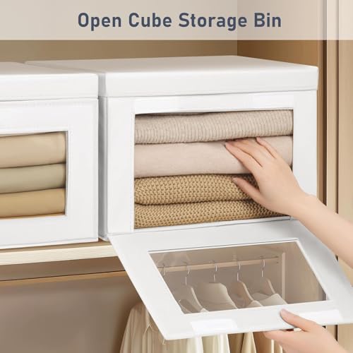 Storage Bins with Lids (6 Count)
