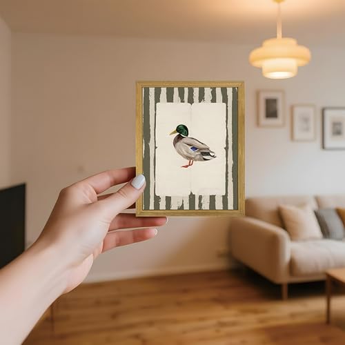 Vintage Framed Duck Wall Art Print