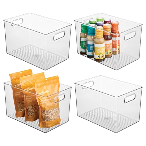 Storage Bins with Handles (4 Count)