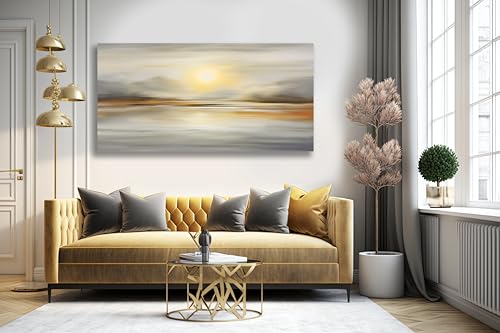 Abstract Wall Art Seascape Canvas Printing Abstract Art Wall Decor Artwork for Living Room Bedroom Dining Room Home Office Decor 24x48 inch