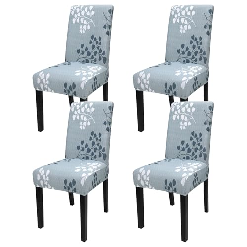 Pattern Chair Covers for Dining Room Set of 4