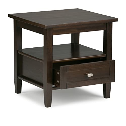 Warm Shaker 20" End Tables in Brunette Brown
