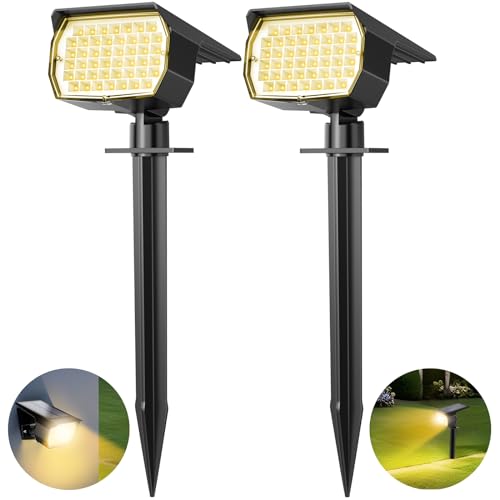 Solar Spot Lights Outdoor 2 Pack (2 Count)