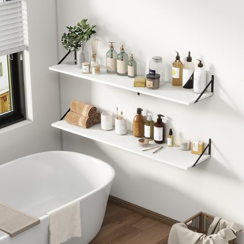 Deep Floating Shelves