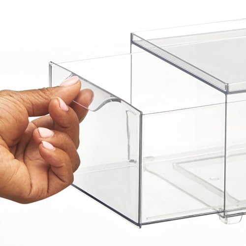 Plastic Bathroom Organizer Bin w (8 Count)
