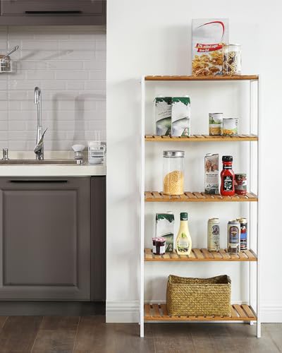 5 Tier Bamboo Shelf