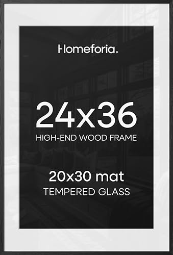 24x36 Black Oak Poster Frame (2 Count)