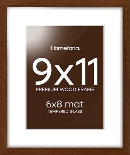 9x11 Brown Oak Picture Frame (2 Count)