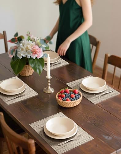 Light Brown Placemats Set of 24 (24 Count)
