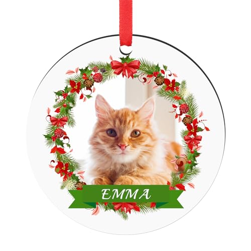 Personalized Dog Photo Christmas Ornaments 2026
