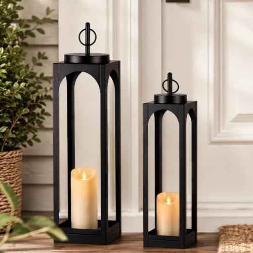 24" 19" Large Decorative Lanterns (2 Count)