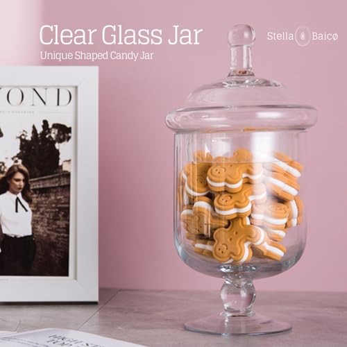 Small Glass Apothecary Jars with Lid