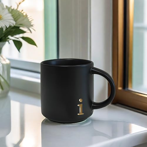 Black Ceramic Coffee Mug (15 Count)