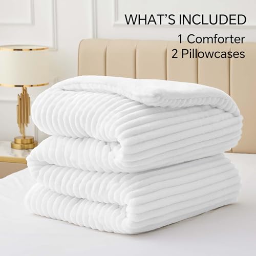 Fleece Queen Comforter Set