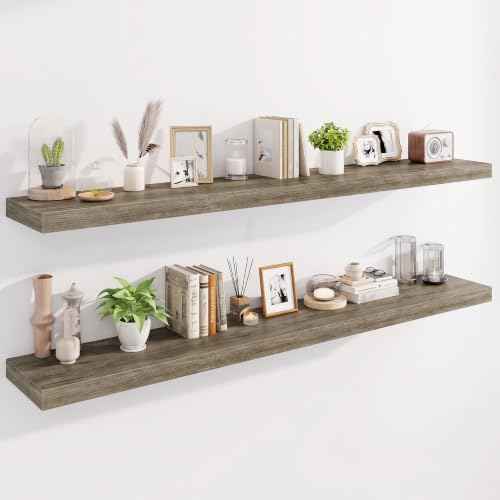 72" Floating Shelves for Wall (2 Count)
